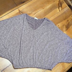 1.4.3. Story by Line Up Heathered Purple Blouse